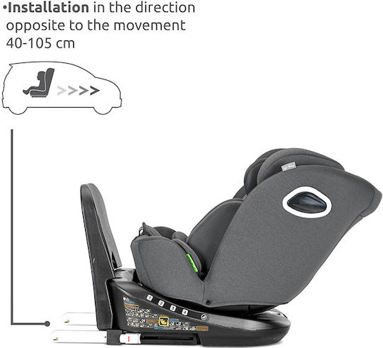 Lorelli Auriga Καθισματάκι Αυτοκινήτου i-Size με Isofix Γκρι 0-36 kg