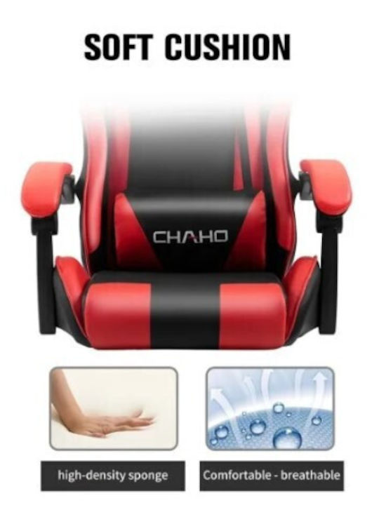 ForAll M8301-1 Gaming Stuhl mit Fußstütze Black / Red