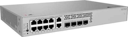 Huawei eKitEngine S310S-10PN4JX Unmanaged L2 Switch με 8 Θύρες Gigabit (1Gbps) Ethernet και 4 SFP Θύρες