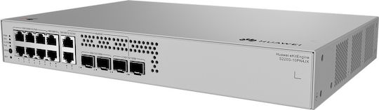 Huawei eKitEngine S220S-10PN4JX Unmanaged L2 Switch με 8 Θύρες Gigabit (1Gbps) Ethernet και 4 SFP Θύρες
