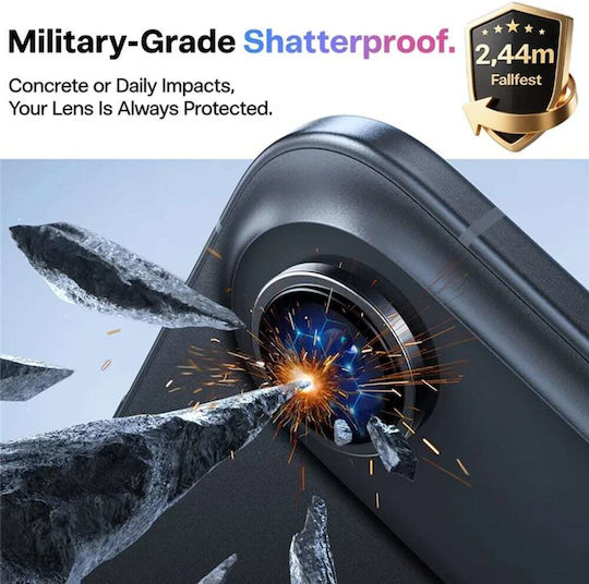 Torras Προστασία Κάμερας Tempered Glass Μαύρο για το iPhone 17 Air