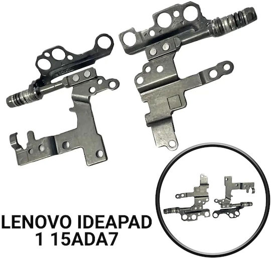 Hinges Bracket Set Laptop Lenovo Ideapad 1 15ada7 82r1 15amn7 82x5 82vg 15ada7 82u4 5h50s29036 Left & Right No Brackets Code 1-1-hng0736