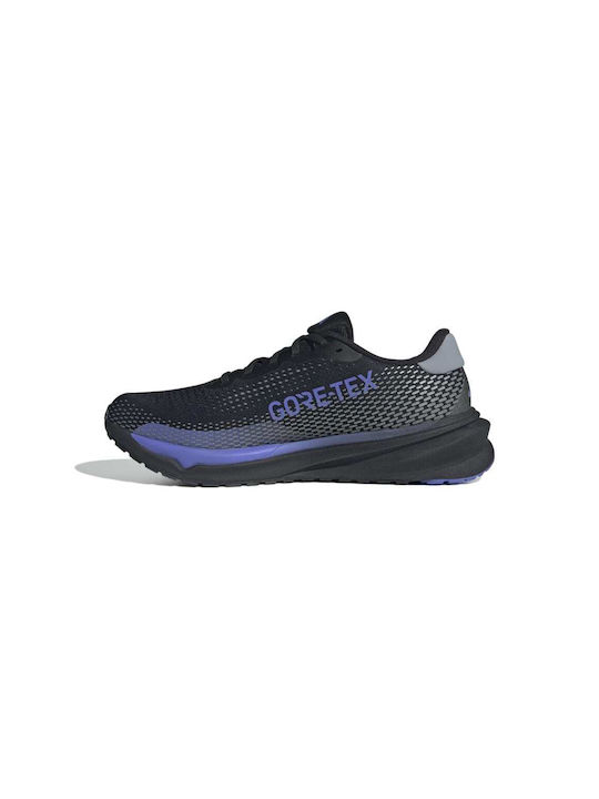 Supernova Gtx Herren Sportschuhe Laufen Schwarz Wasserdicht mit Gore-Tex-Membran