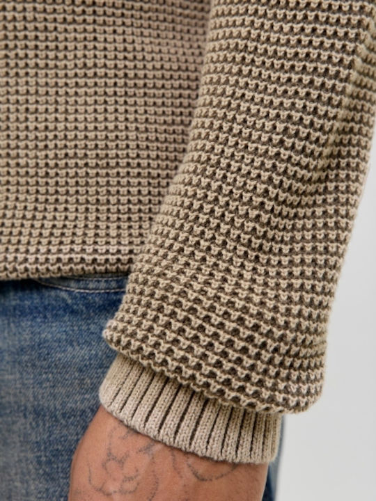 Long Sleeve Beige Sweater