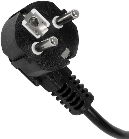 GloboStar IEC C13 / Schuko - IEC C13 / Schuko Cablu 1.5m Negru (61498)