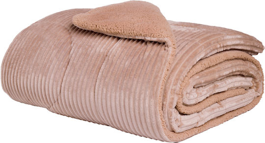 Das Home Duvet Cover with Hollowfiber Filling Single 160x220cm 1363 Nude 750 GSMGsm 12 togs Togs