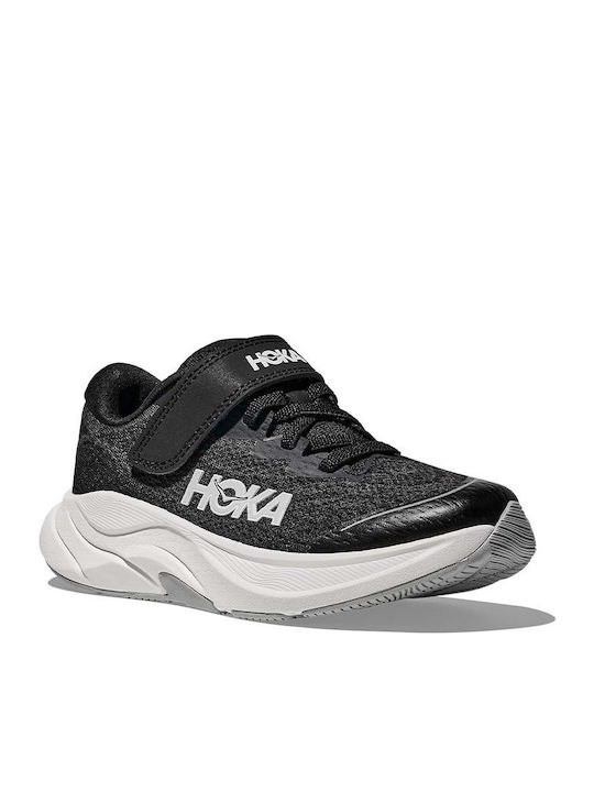 Rincon 4 Kids Sports Shoes Running with Hoop & Loop Closure Black