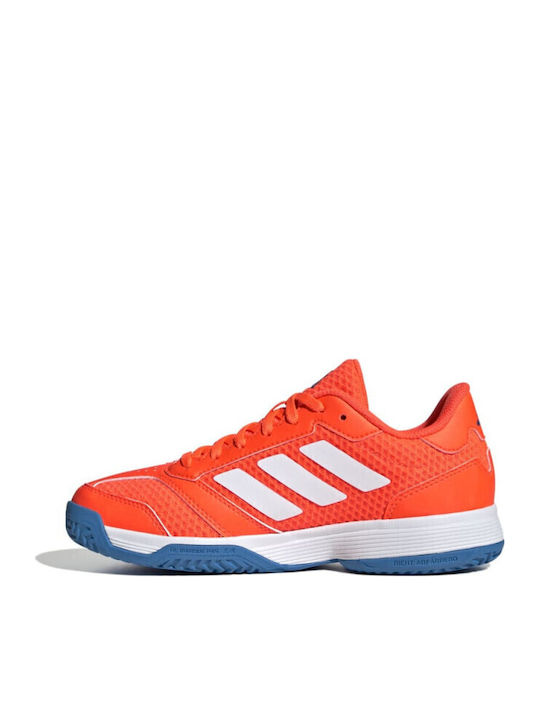 Ligra 8 K Kids Sports Shoes Volleyball with Laces Orange