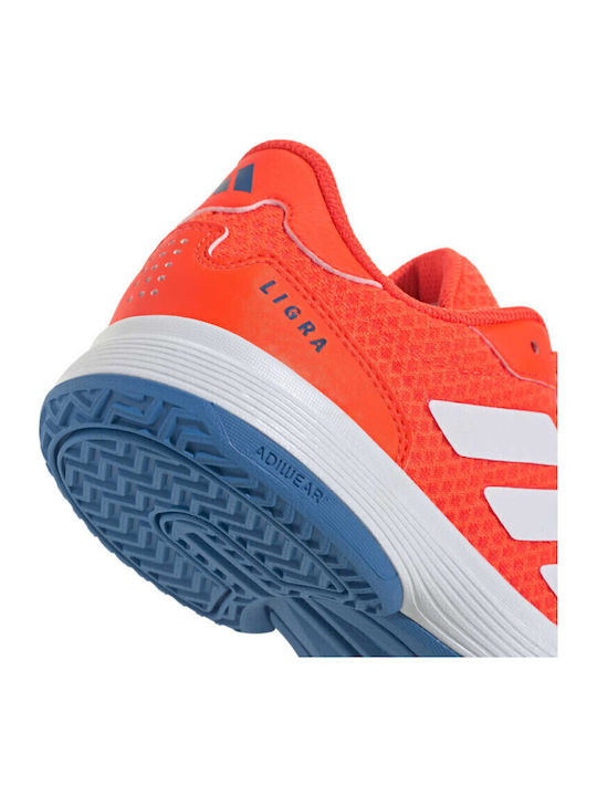 Ligra 8 K Kids Sports Shoes Volleyball with Laces Orange
