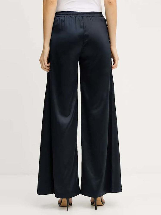 Women's Fabric Trousers Dark Blue
