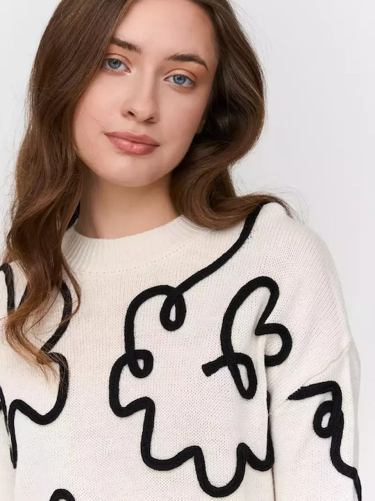 Damen Pullover White