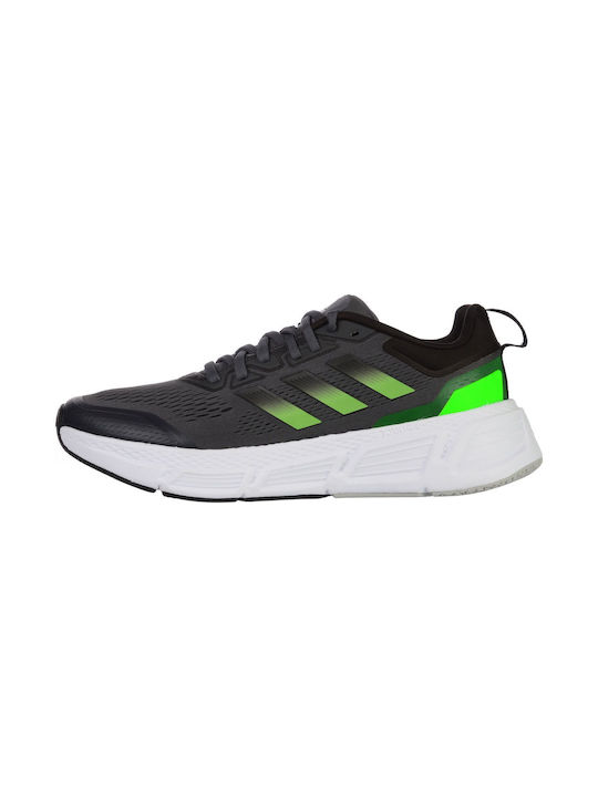 Questar Herren Sportschuhe Laufen Grey Five / Solar Green / Core Black