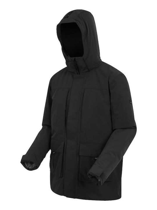 Winter Jacket Parka Waterproof and Windproof Marron, Black