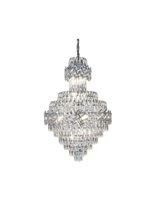 Alista Home Candelabru Ø60cm Cu Cristale Transparente