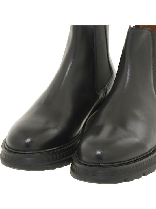 Leather Black Men's Boots
