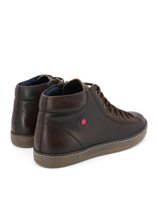 Leather Brown Men's Boots