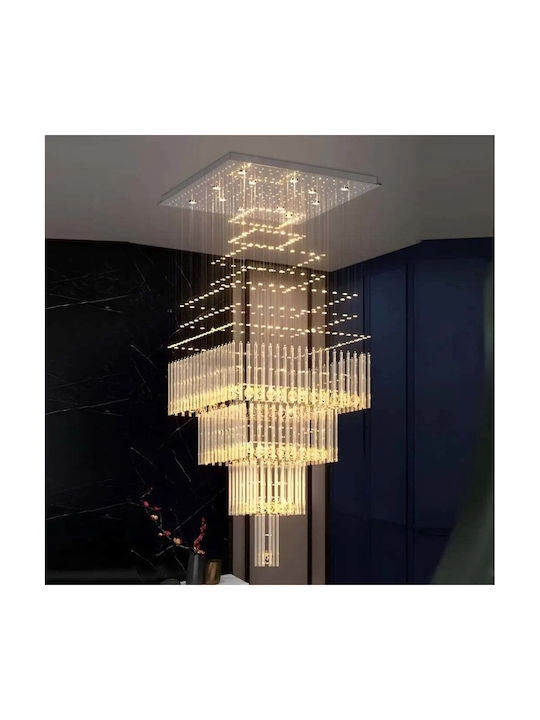 Alista Home Πολυέλαιος LED Ø60cm με Κρύσταλλα Χρυσός Alista Home Πολυέλαιος LED Ø60cm με Κρύσταλλα Χρυσός
