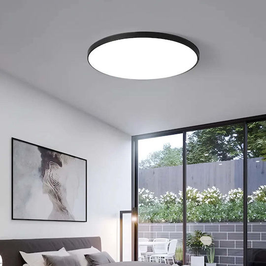 Alista Home Plafonieră de Tavan Neagră cu LED Integrat
