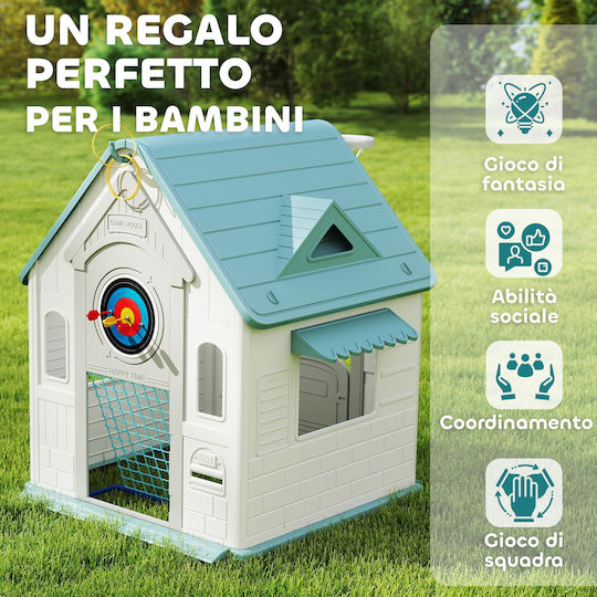 Aiyaplay Căsuță De Joacă Pentru Copii Multifuncțională Multicoloră 132x118x124cm