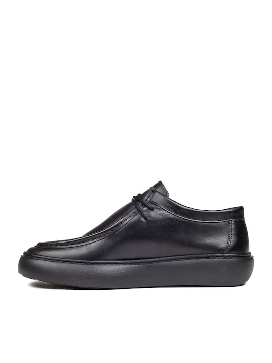 Men's Leather Casual Shoes Black