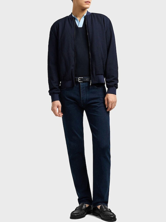 Men's Jeans Pants with Regular Fit Denim Blue