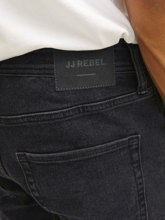 Men's Jeans Pants with Loose Tapered Fit Black