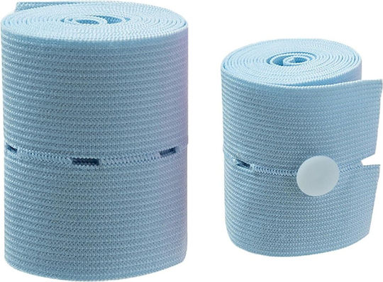 Set 2 Centuri Pentru Monitorizarea Ritmului Cardiac Fetal Flippy Material Elastic Moale 6 X 130 Cm Albastre