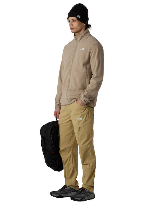 Herren Fleecejacke Beige