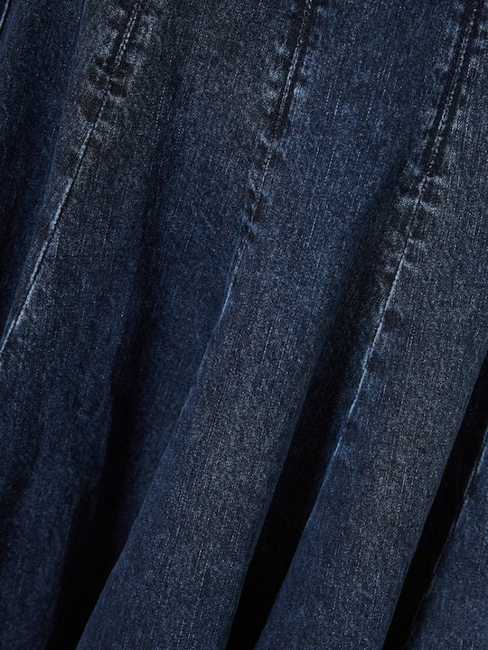 Дънкова Midi Пола Denim FBL012-163-14-DK-Синя