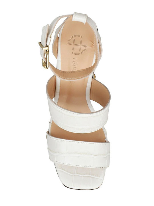 Leder Sandalen Beige