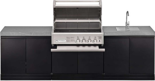 Crossray Grandhall Bucătărie Exterioară K0gk-01 Grătar Pe Gaz Crossray De La Heatstrip Tcs4eu30