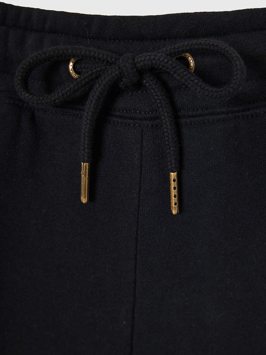 Women's Sweatpants with Jogger Fleece Black FBL012-105-02-Black