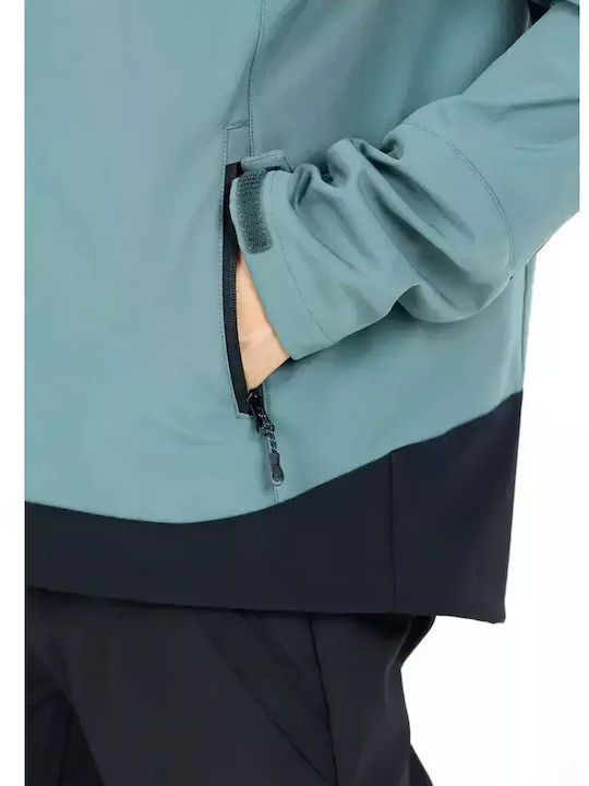 Winter Jacket Softshell Waterproof and Windproof Balsam Green - Mint