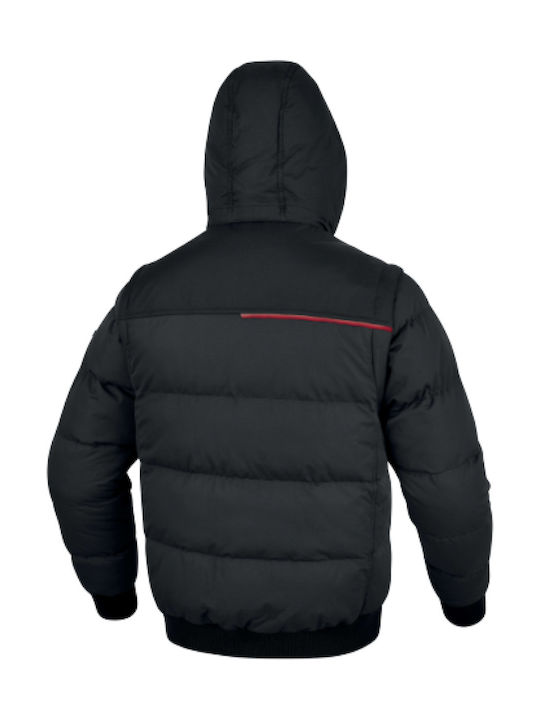 Delta Plus Randers2 Work Jacket with Removable Lining and Hood Gray