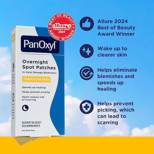 Plasturi Faciali Panoxyl Overnight Spot Plasturi Anti-acnee Reduc Inflamația Rozacee
