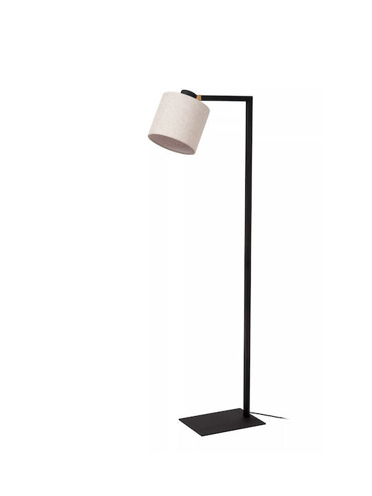 Lucide Lightning Lesley Floor Lamp H128xW43cm. with Socket for Bulb E27 Black