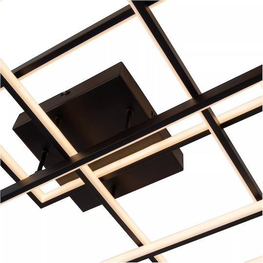 Lucide Lightning Lokero Ceiling Mount Light Black