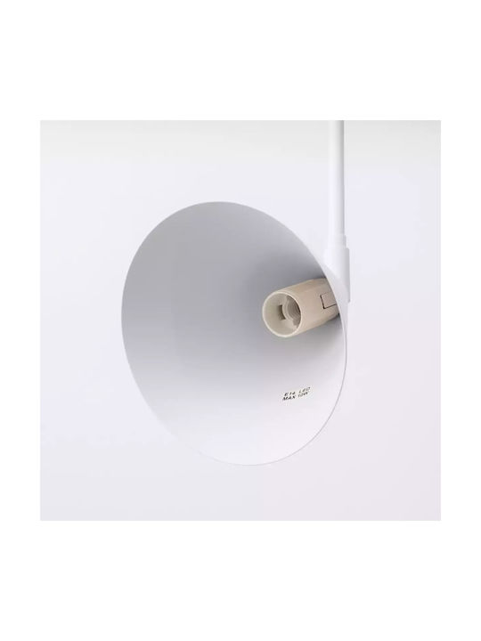 Sollux Klassisch Leuchte Wand mit Fassung E14 Weiß 10cm