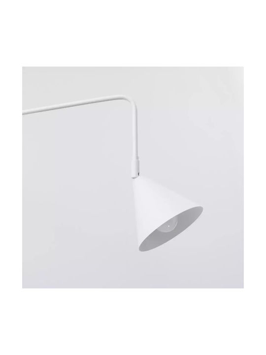Sollux Klassisch Leuchte Wand mit Fassung E14 Weiß 10cm