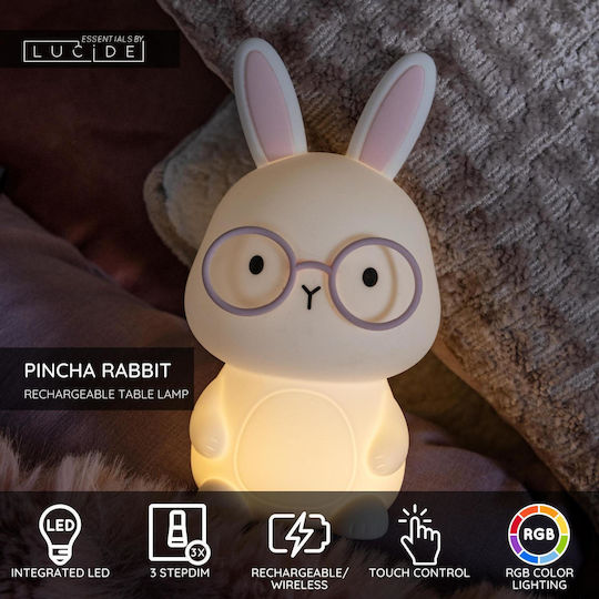 Lucide Lightning Pincha Dekorative Lampe Weiß