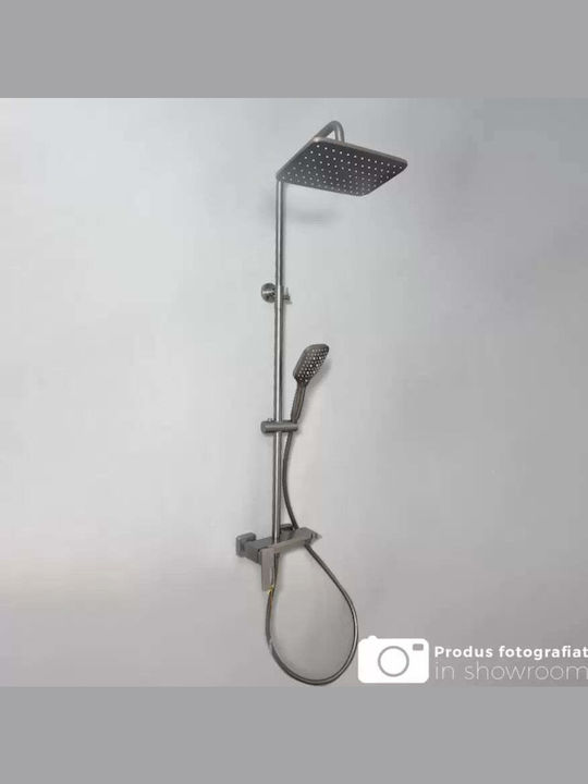 Alista Home Coloană de duș cu Baterie Gri