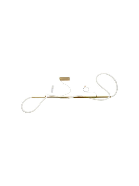 kelvo Glow Pendant Light White Rail 150x35x50cm