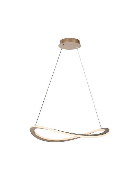 Rabalux Verstellbar Hängelampe Gold 52x52cm.