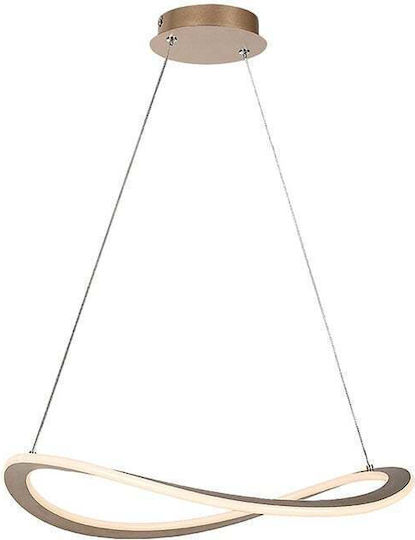 Rabalux Adjustable Pendant Light Gold 52x52cm