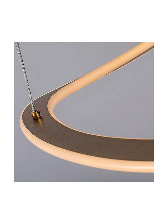 Rabalux Verstellbar Hängelampe Gold 52x52cm.