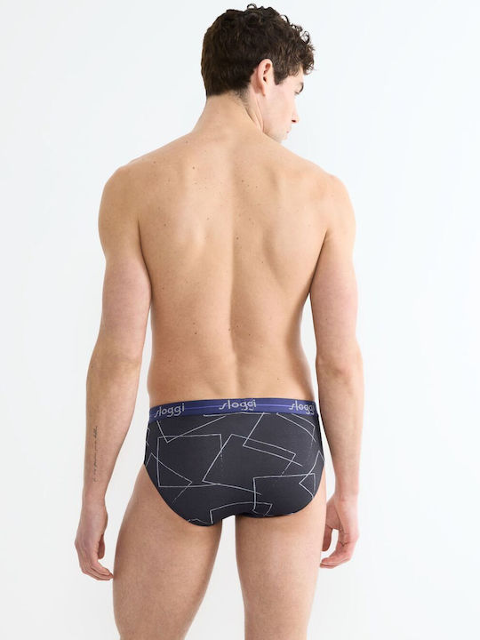 Start Midi Herren Slips Purple-anthracite 2Packung