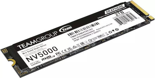 TeamGroup NV5000 SSD 2TB τύπου M.2 με σύνδεση PCI Express 4.0 TM8FGM002T0C101