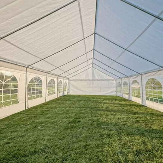 Πλαϊνό για Κιόσκι Λευκό με Επίστρωση PVC 2x2.6m