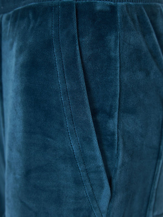Sweatpants Velvet Blue
