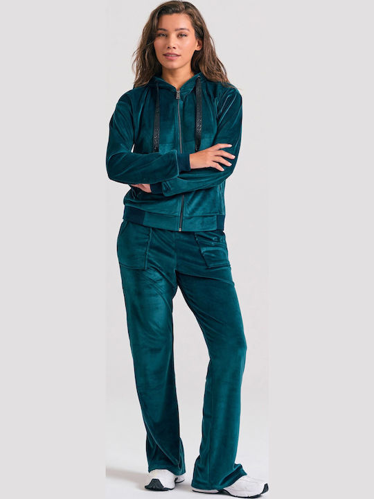 Sweatpants Velvet Green